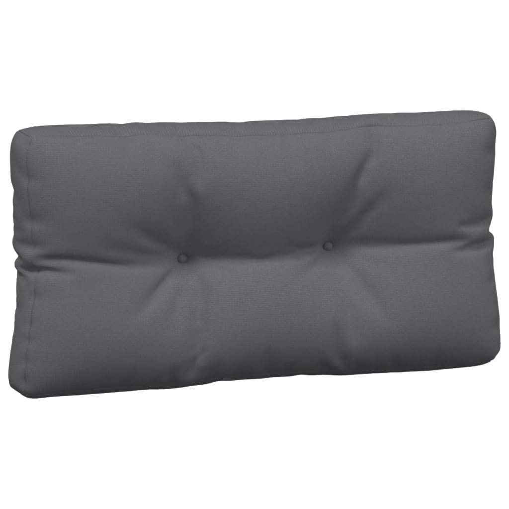 vidaXL Coussins de palette 3 pcs Gris anthracite Tissu