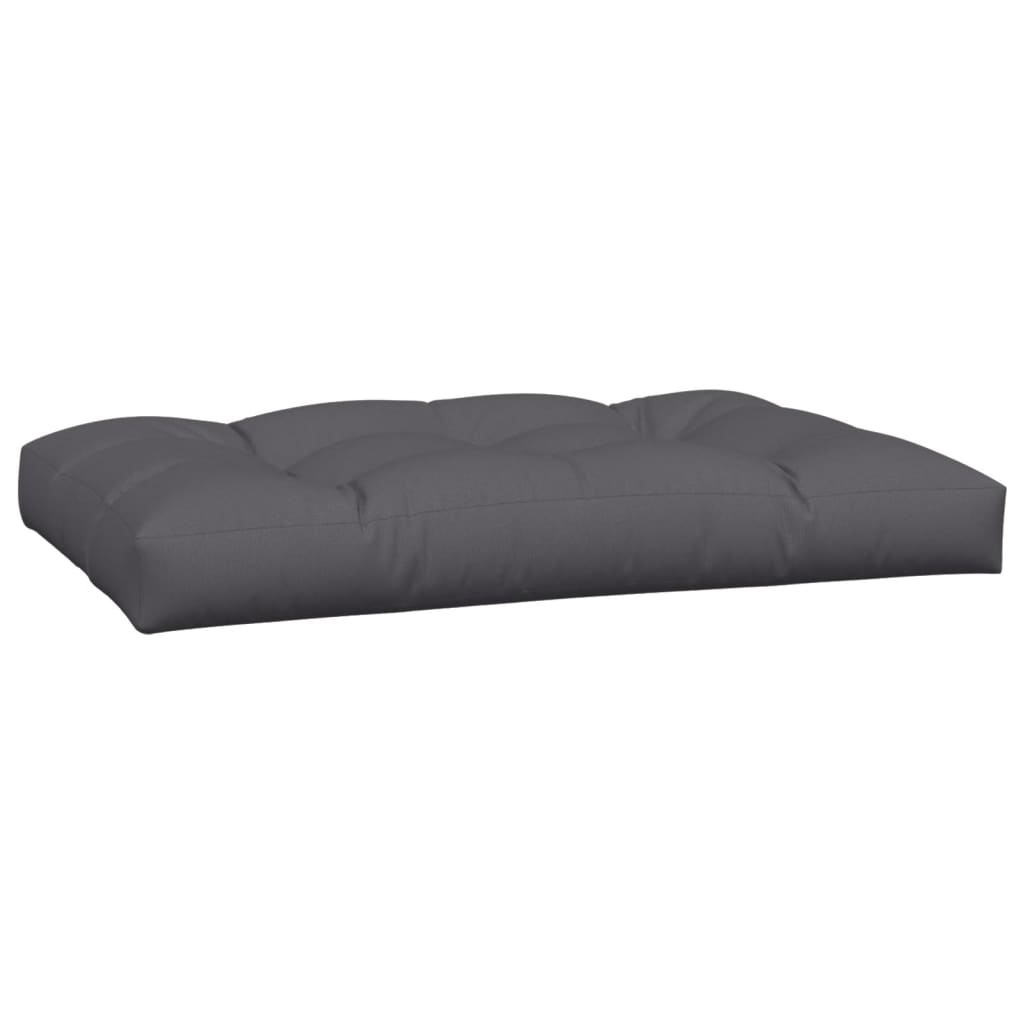 vidaXL Coussins de palette 3 pcs Gris anthracite Tissu