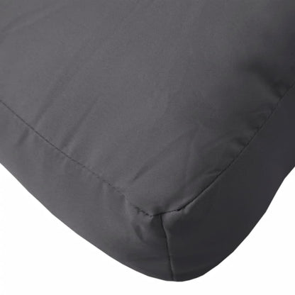 vidaXL Coussins de palette 3 pcs Gris anthracite Tissu