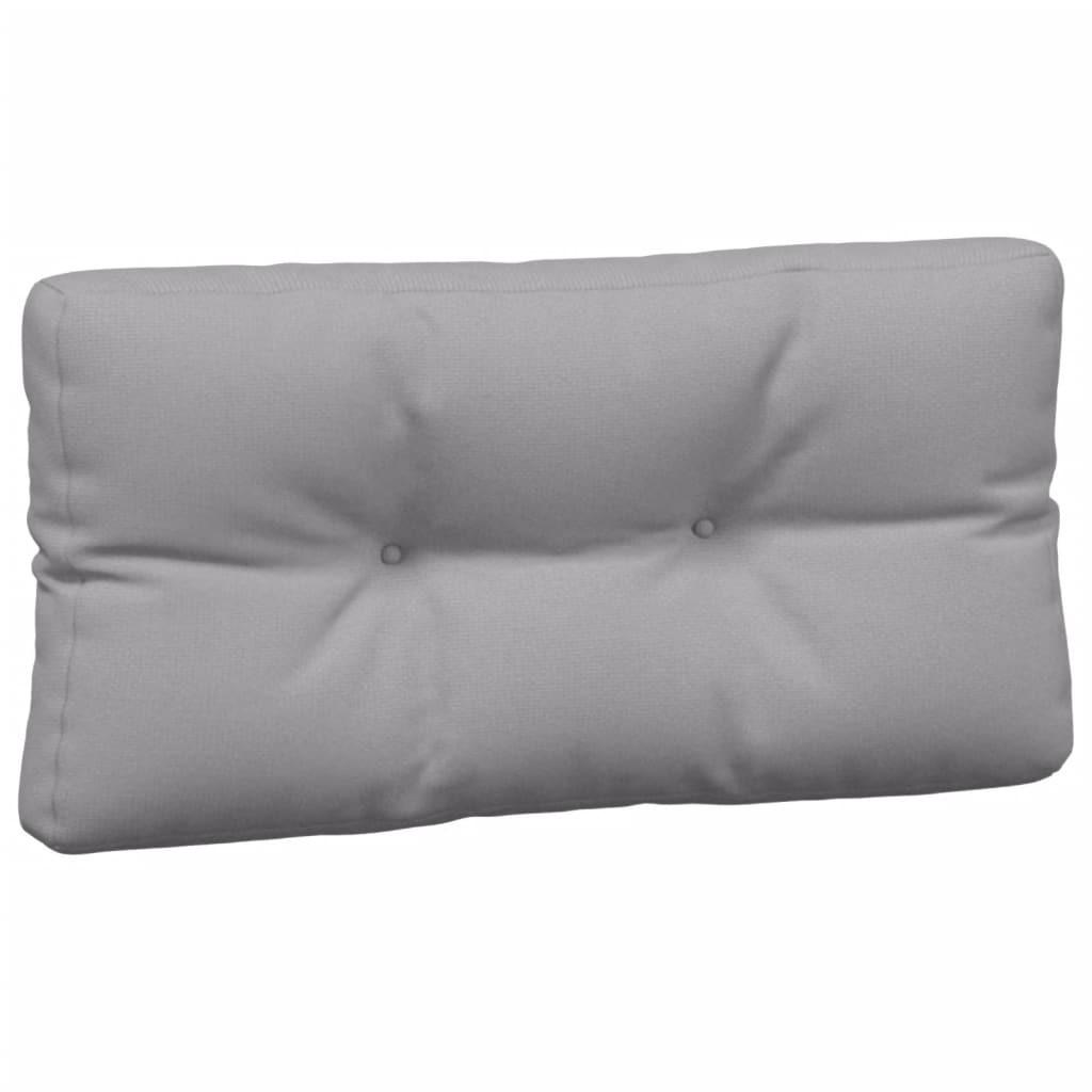 vidaXL Coussins de palette 3 pcs Gris Tissu