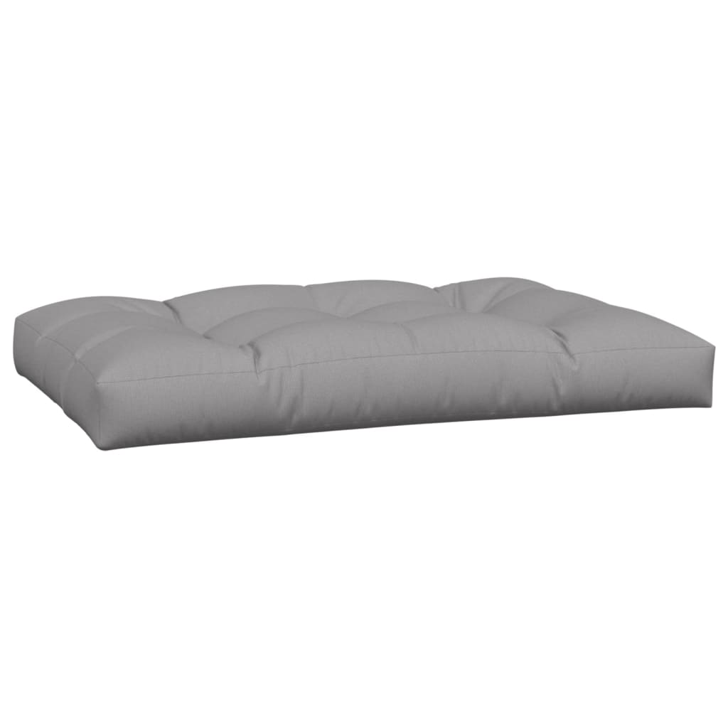 vidaXL Coussins de palette 3 pcs Gris Tissu