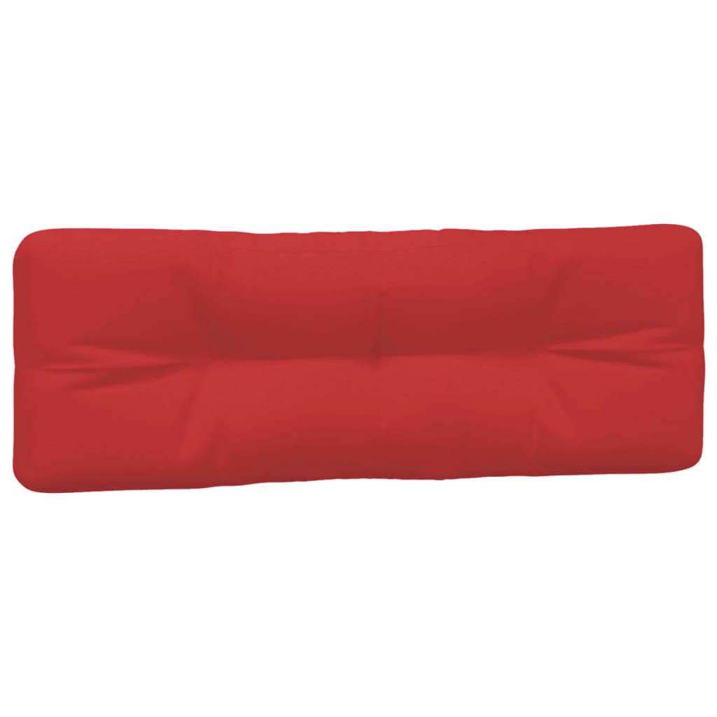 vidaXL Coussins pour palette 3 pcs Rouge Tissu