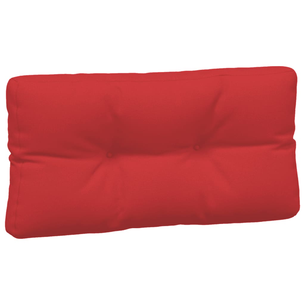 vidaXL Coussins pour palette 3 pcs Rouge Tissu