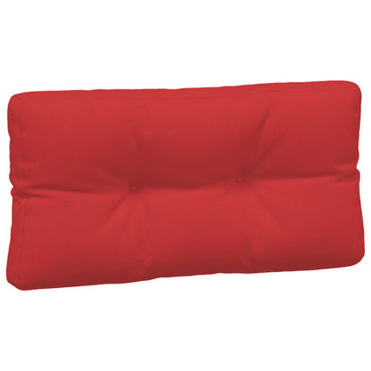 vidaXL Coussins pour palette 3 pcs Rouge Tissu