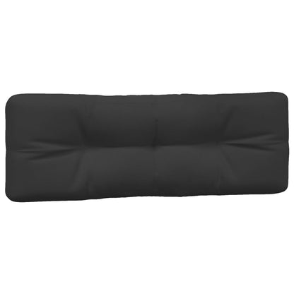 vidaXL Coussins pour palettes 3 pcs Noir Tissu