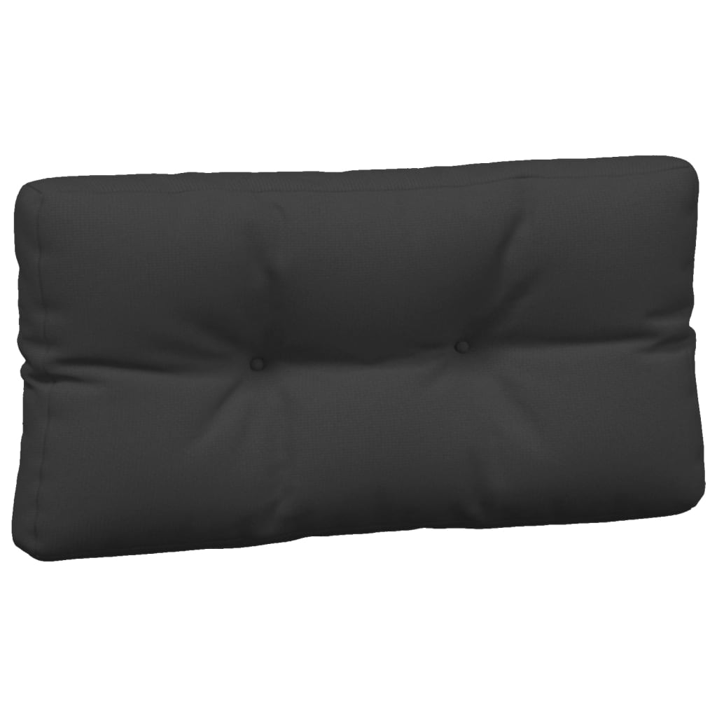 vidaXL Coussins pour palettes 3 pcs Noir Tissu