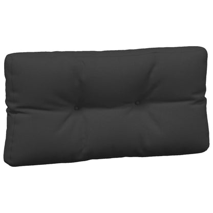 vidaXL Coussins pour palettes 3 pcs Noir Tissu