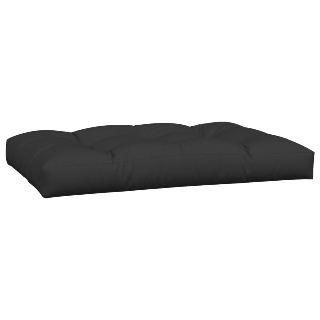 vidaXL Coussins pour palettes 3 pcs Noir Tissu