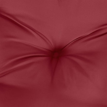 vidaXL Coussins de palette 3 pcs Rouge bordeaux Tissu