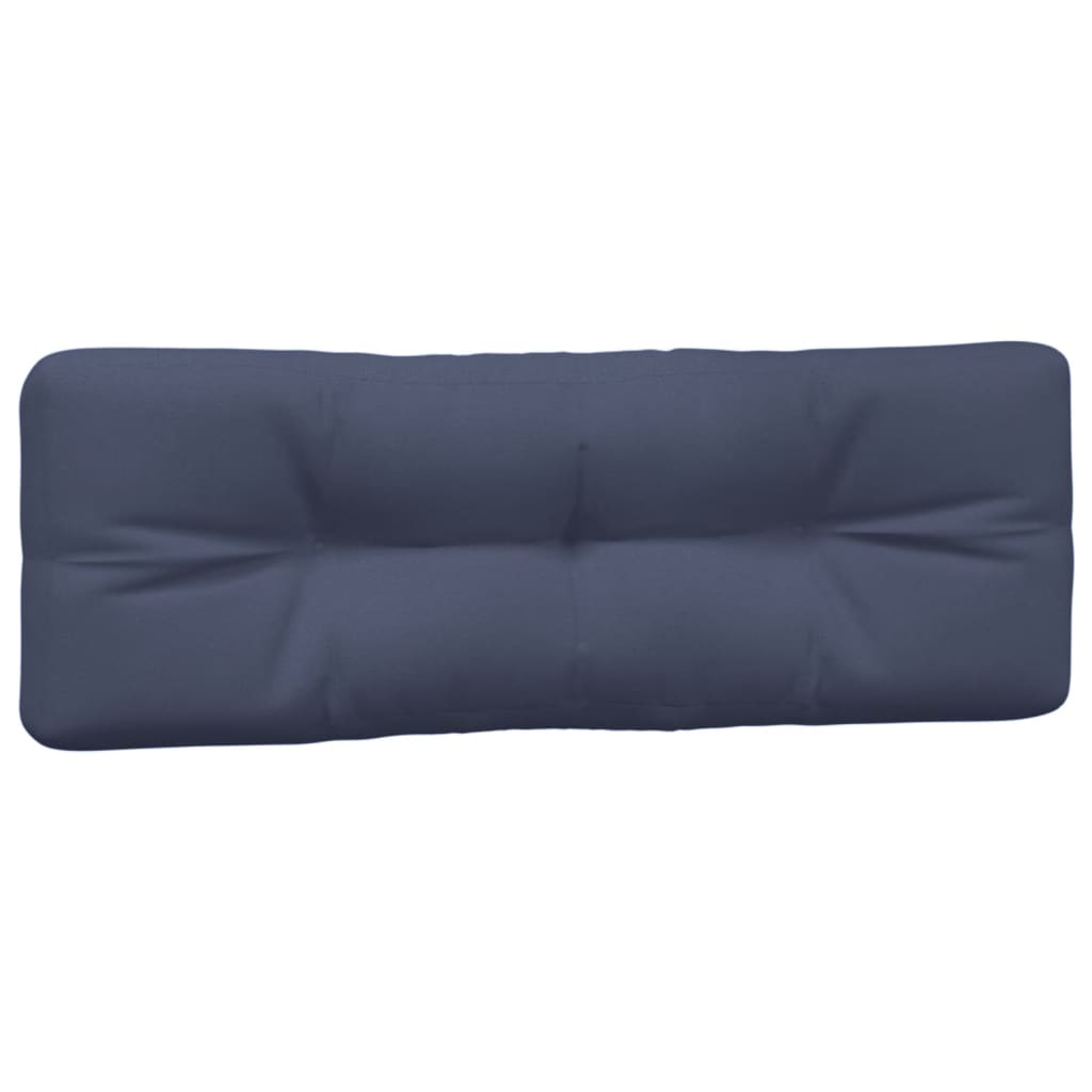vidaXL Coussins de palette 3 pcs Bleu marine Tissu