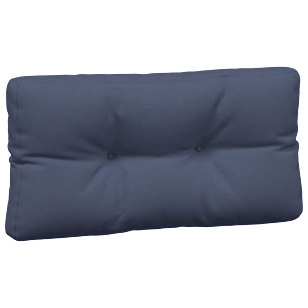 vidaXL Coussins de palette 3 pcs Bleu marine Tissu