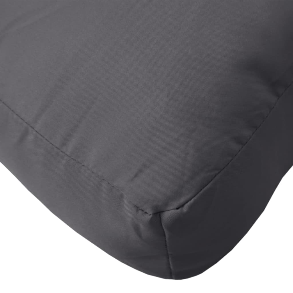 vidaXL Coussins de palette 5 pcs Tissu anthracite