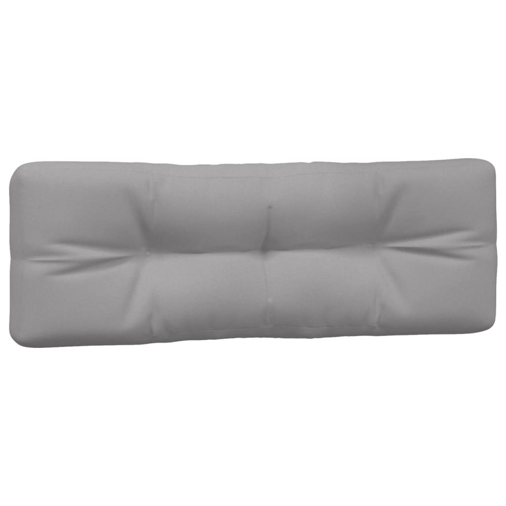 vidaXL Coussins de palette 5 pcs Gris Tissu