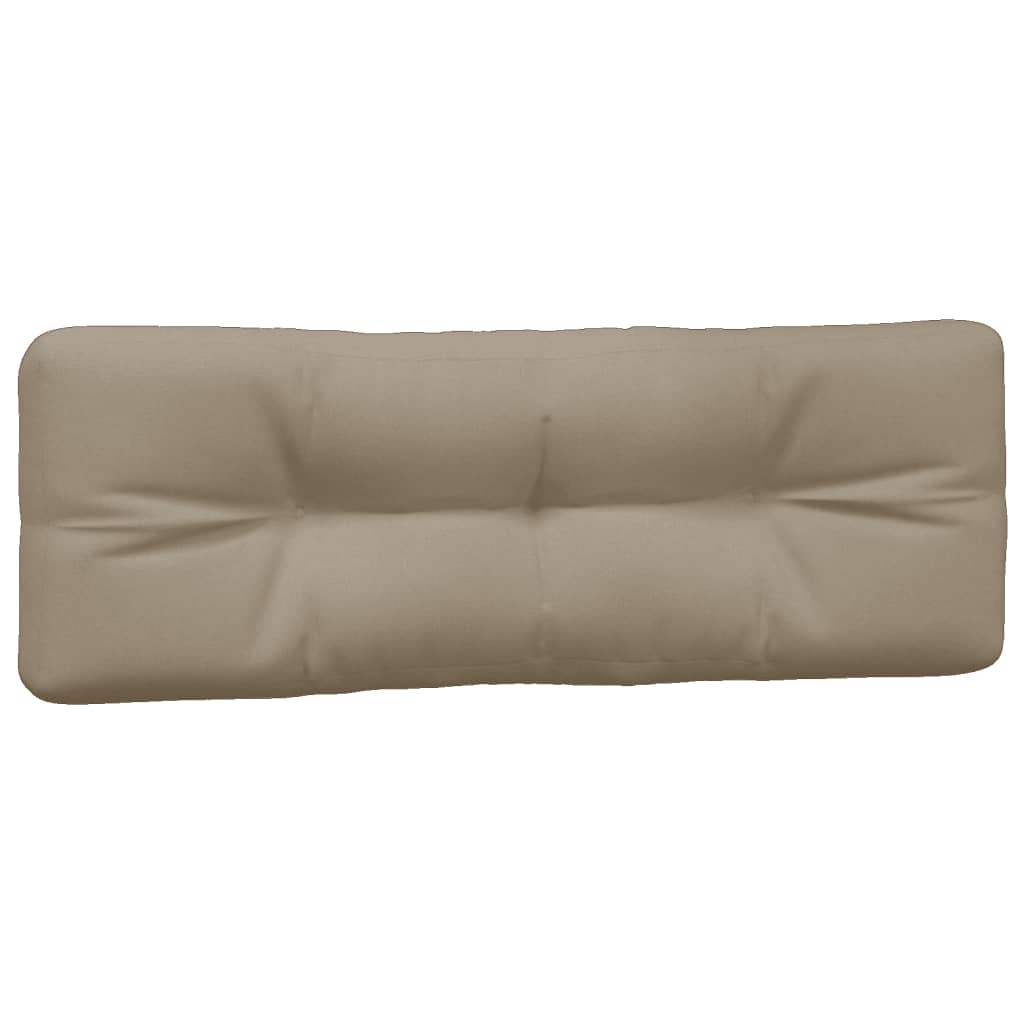vidaXL Coussins de palette 5 pcs Taupe Tissu