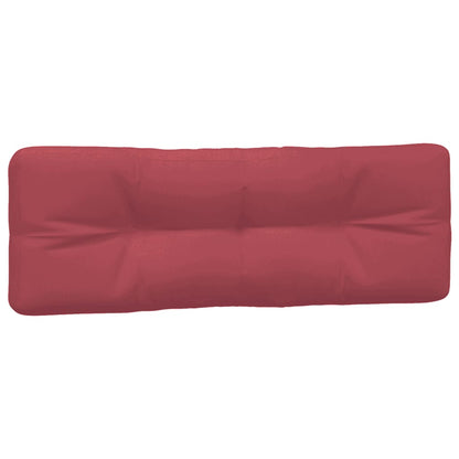 vidaXL Coussins de palette 5 pcs Tissu Rouge bordeaux