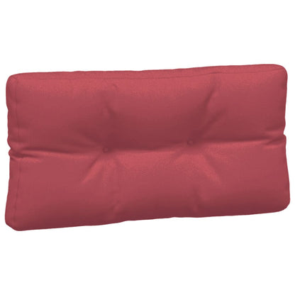 vidaXL Coussins de palette 5 pcs Tissu Rouge bordeaux