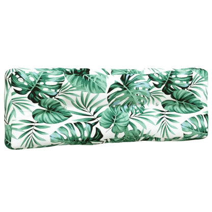 vidaXL Coussins de palette 5 pcs Motif feuilles Tissu