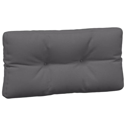 vidaXL Coussins de palette 7 pcs Anthracite Tissu