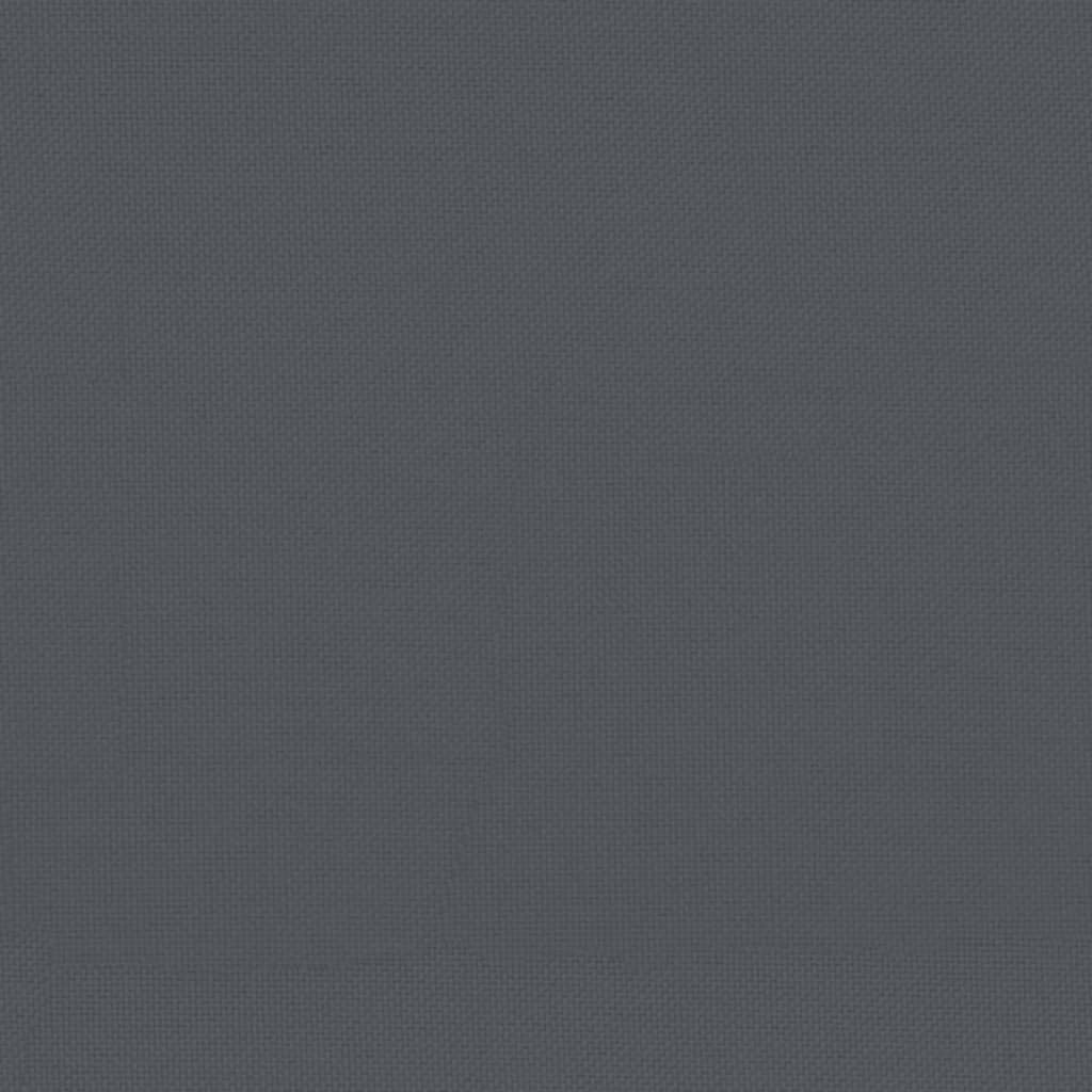vidaXL Coussins de palette 7 pcs Anthracite Tissu
