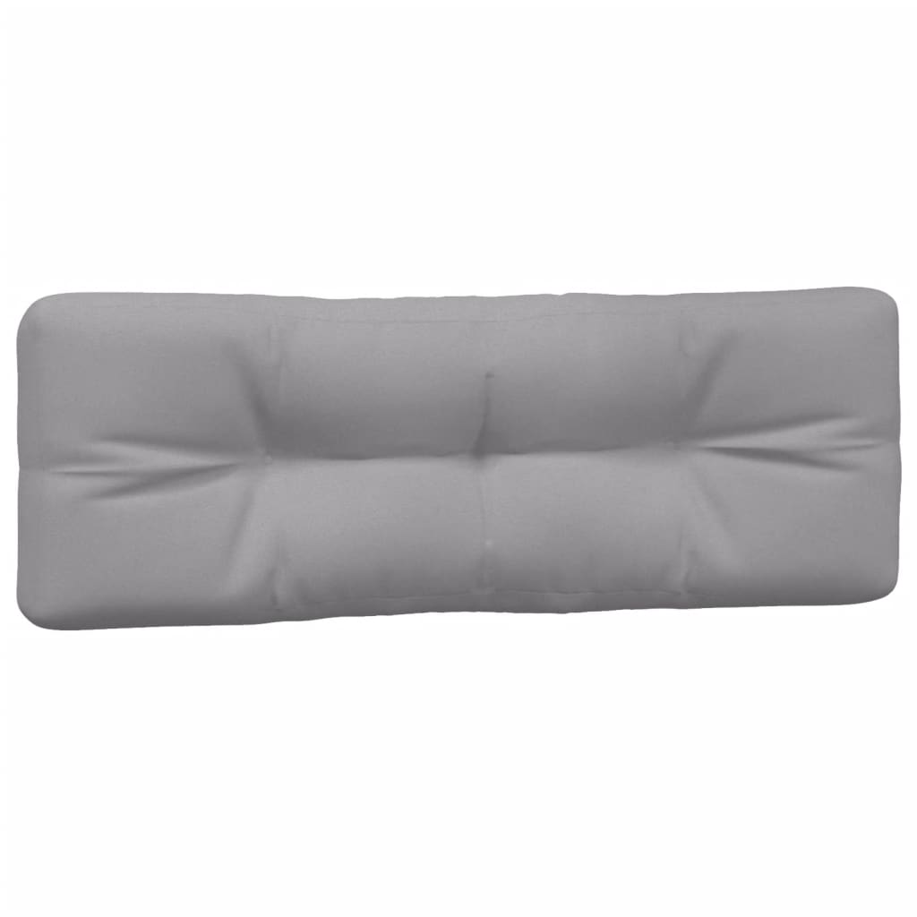 vidaXL Coussins de palette 7 pcs Gris Tissu