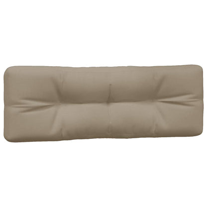 vidaXL Coussins de palette 7 pcs Taupe Tissu