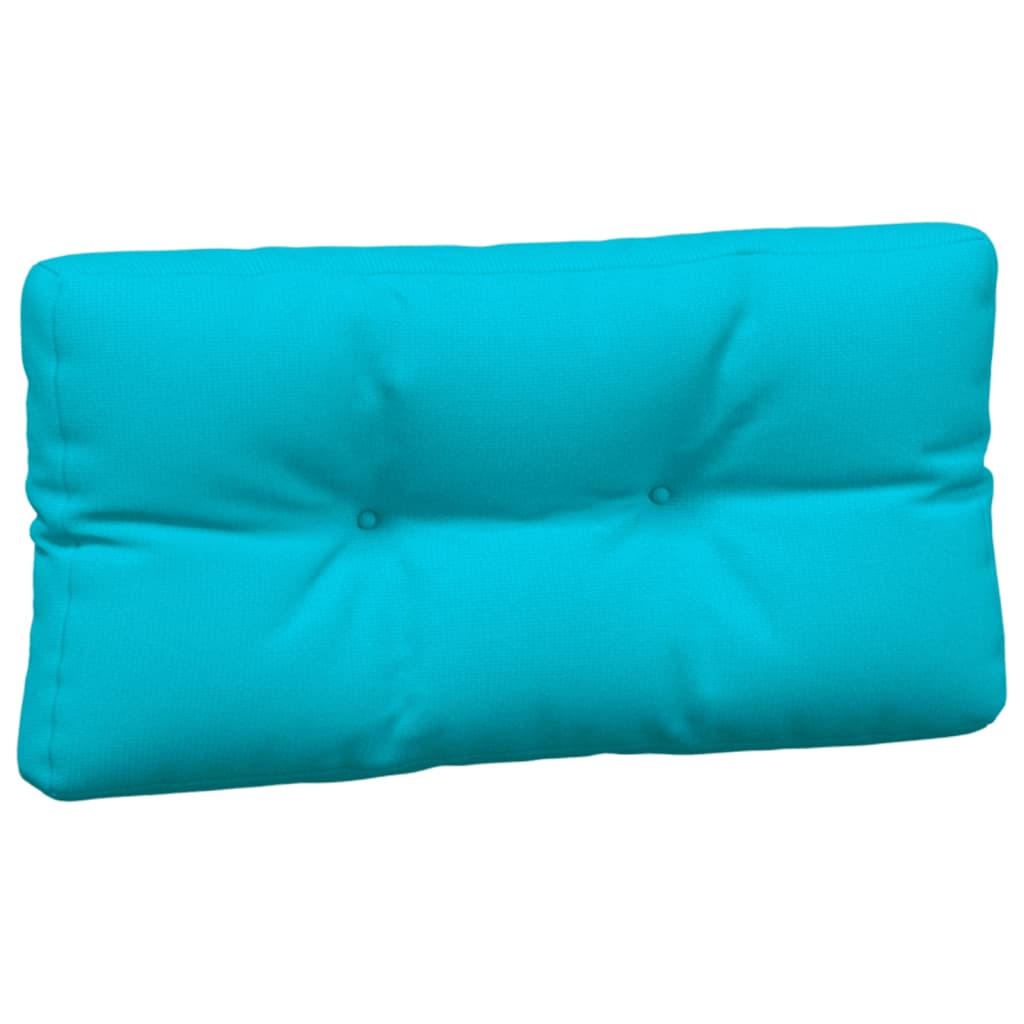 Coussins de palette vidaXL 7 pcs Tissu turquoise