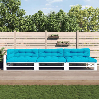 Coussins de palette vidaXL 7 pcs Tissu turquoise