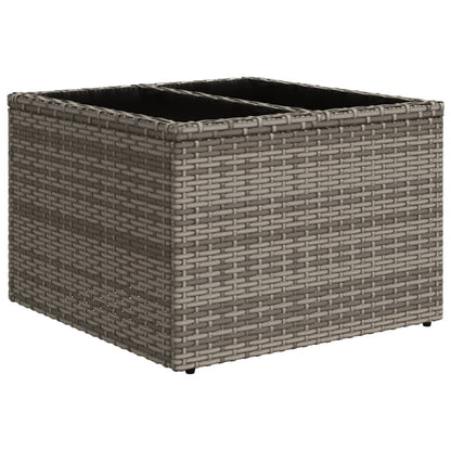 vidaXL Ensemble de canapés de jardin 11 pcs avec coussins en résine tressée gris