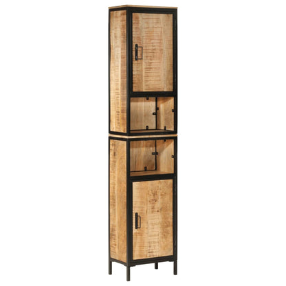 vidaXL 5-tlg. Badmöbel-Set Eisen und Massivholz Mango