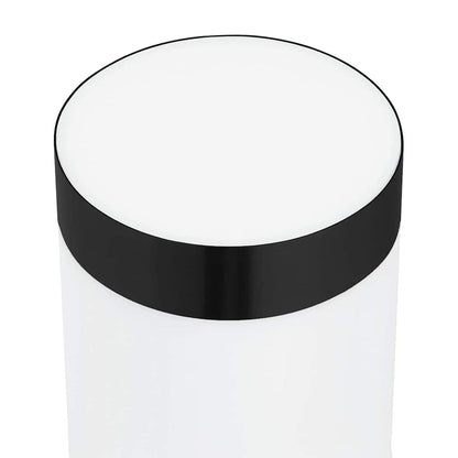 Außenwandleuchte Schwarz 12 x 8,5 x 29 cm Edelstahl und Plastik