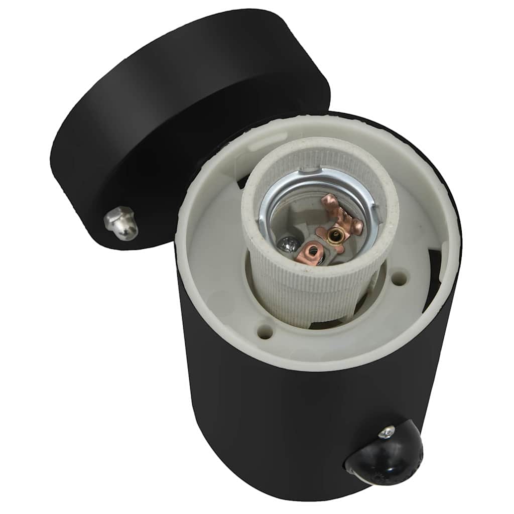 Außenwandleuchte 2 pcs Schwarz 12 x 8,5 x 29 cm