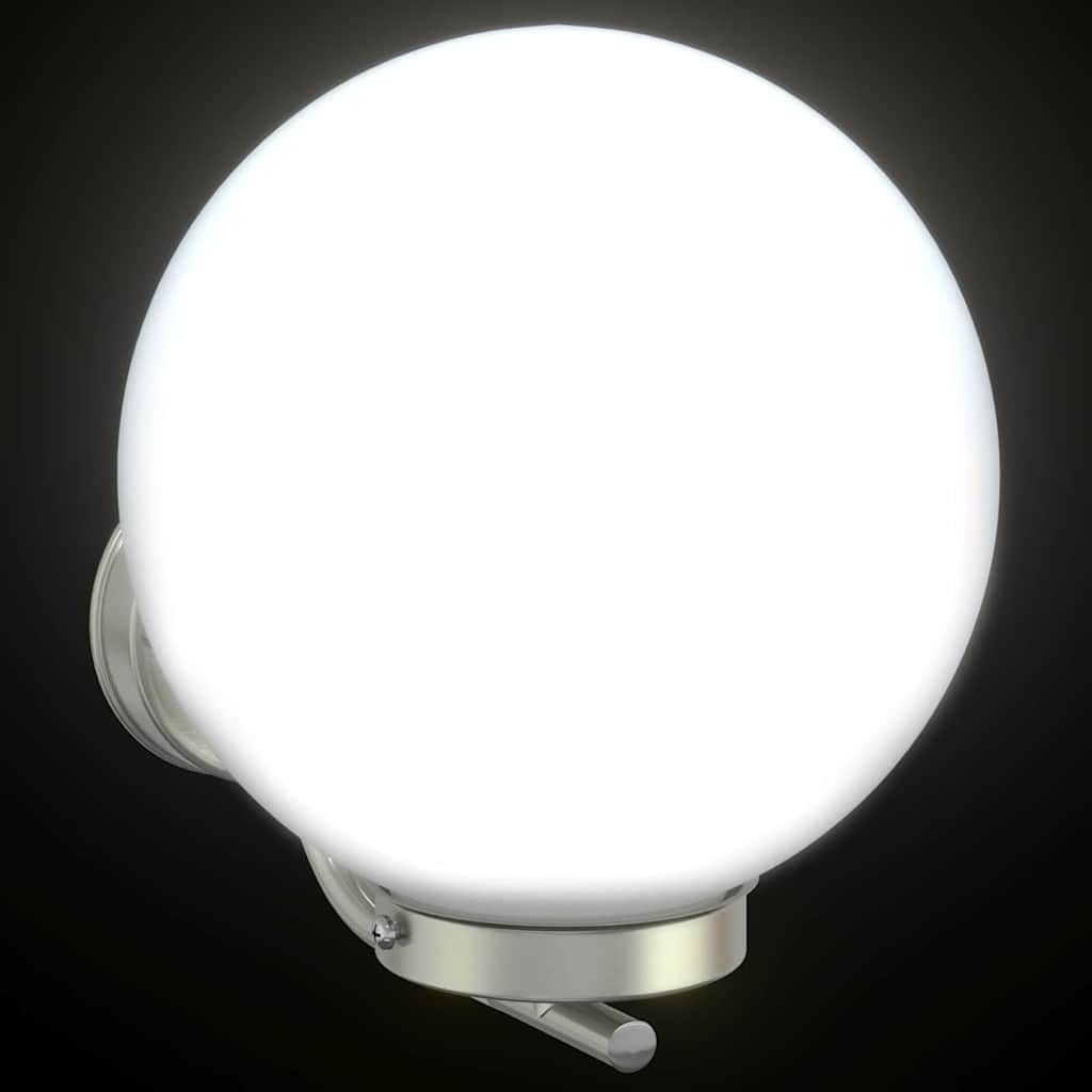 Außenwandleuchte Silber 29 x 25 x 33 cm Edelstahl und Plastik