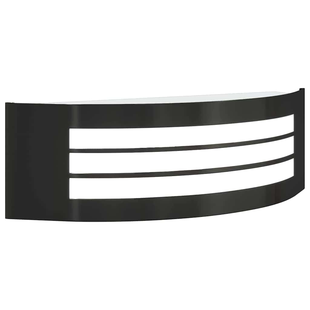 Außenwandleuchte 2 pcs Schwarz 32 x 10 x 10 cm