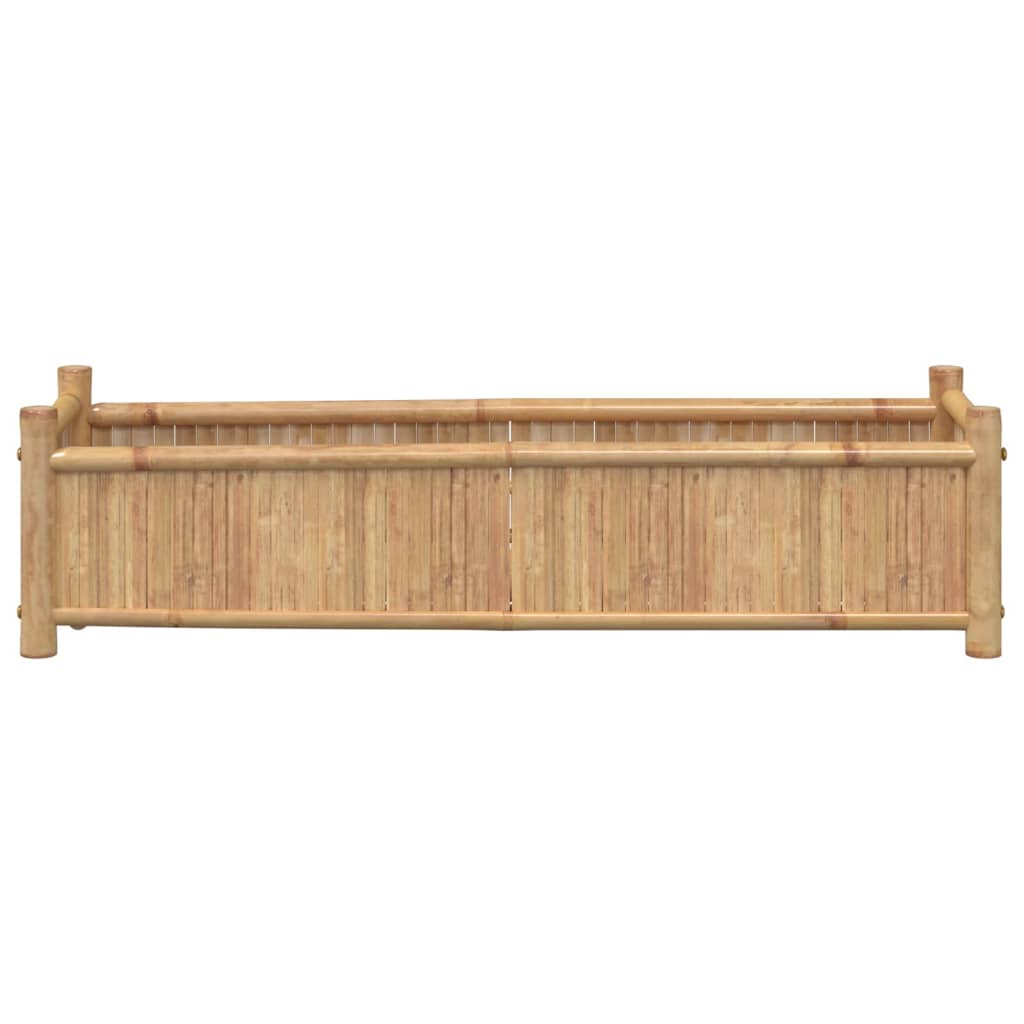 vidaXL Pflanzkübel 100x30x25 cm Bambus