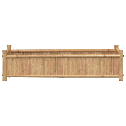 vidaXL Pflanzkübel 100x30x25 cm Bambus