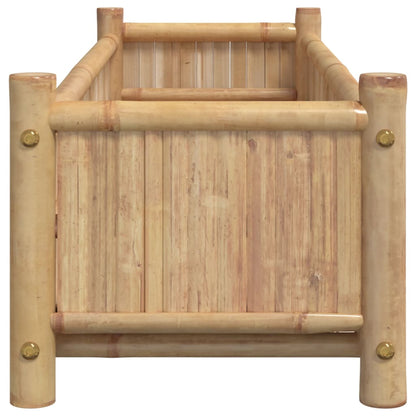 vidaXL Pflanzkübel 100x30x25 cm Bambus