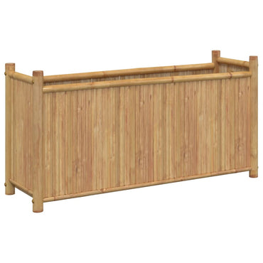 vidaXL Pflanzkübel 100x30x50 cm Bambus