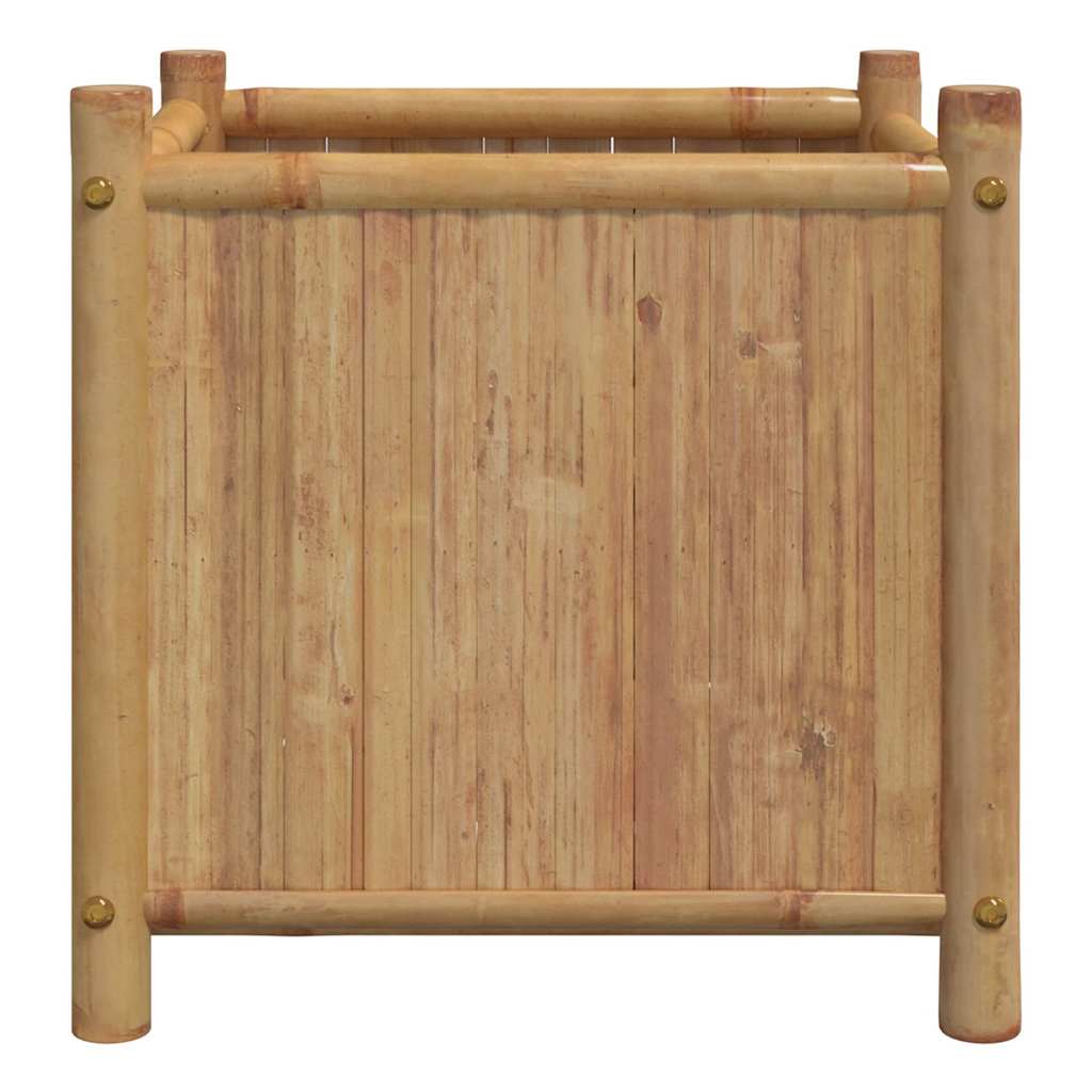 vidaXL Pflanzkübel 40x40x40 cm Bambus
