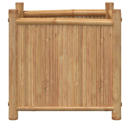vidaXL Pflanzkübel 50x50x50 cm Bambus