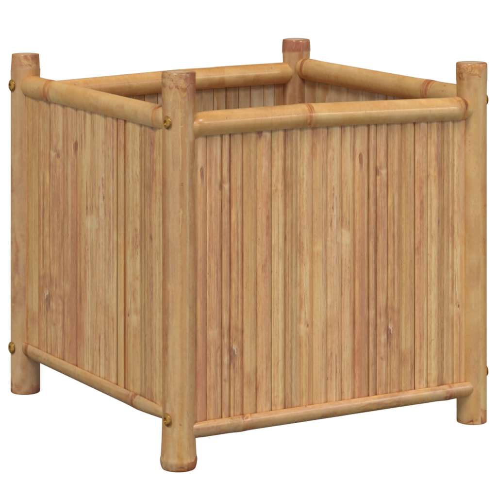 vidaXL Pflanzkübel 50x50x50 cm Bambus
