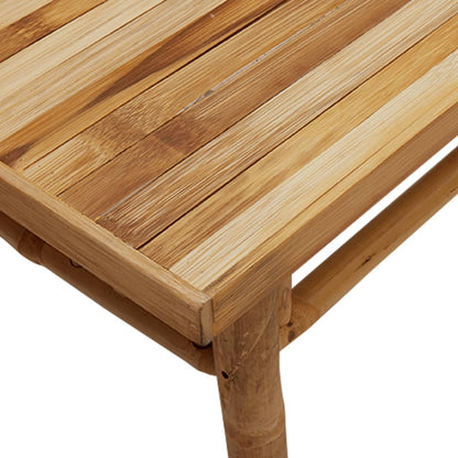 vidaXL Table basse 110x55x35 cm Bambou