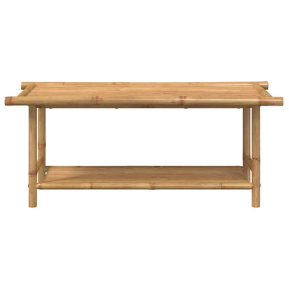 vidaXL Table basse 110x55x45 cm Bambou