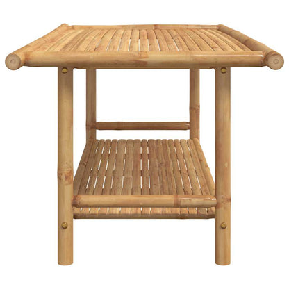 vidaXL Table basse 110x55x45 cm Bambou