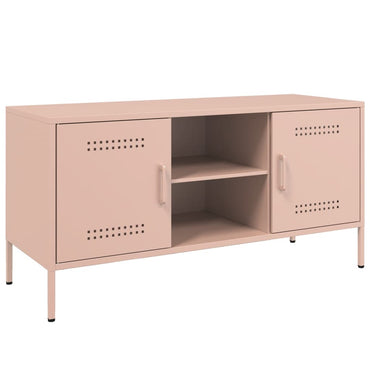 Meuble TV vidaXL Rose 100,5x39x50,5 cm Acier