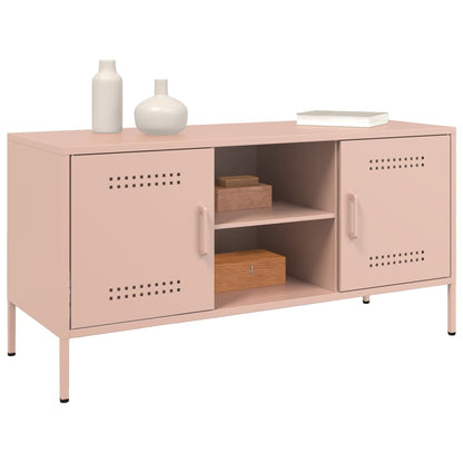 Meuble TV vidaXL Rose 100,5x39x50,5 cm Acier