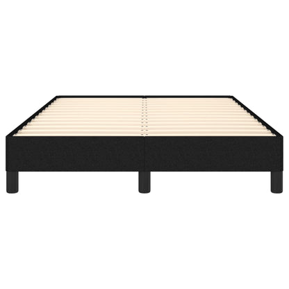 Bettgestell ohne Matratze Schwarz 120x190 cm Stoff