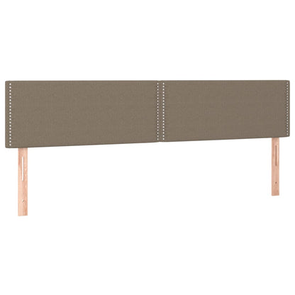 vidaXL Cadre de lit sans matelas taupe 120x190 cm tissu