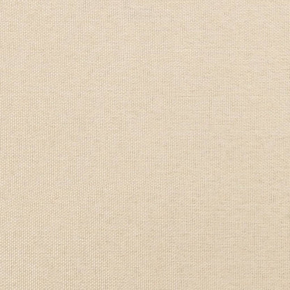 vidaXL Cadre de lit sans matelas crème 120x190 cm tissu