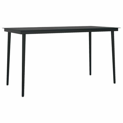 vidaXL Ensemble repas de jardin 5 pcs avec coussins gris clair en résine tressée