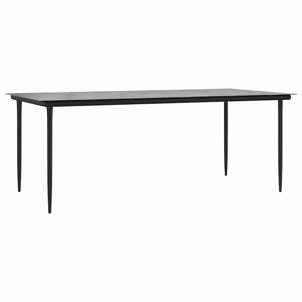 vidaXL Ensemble de salle à manger de jardin avec coussins 7 pcs Gris clair Résine tressée